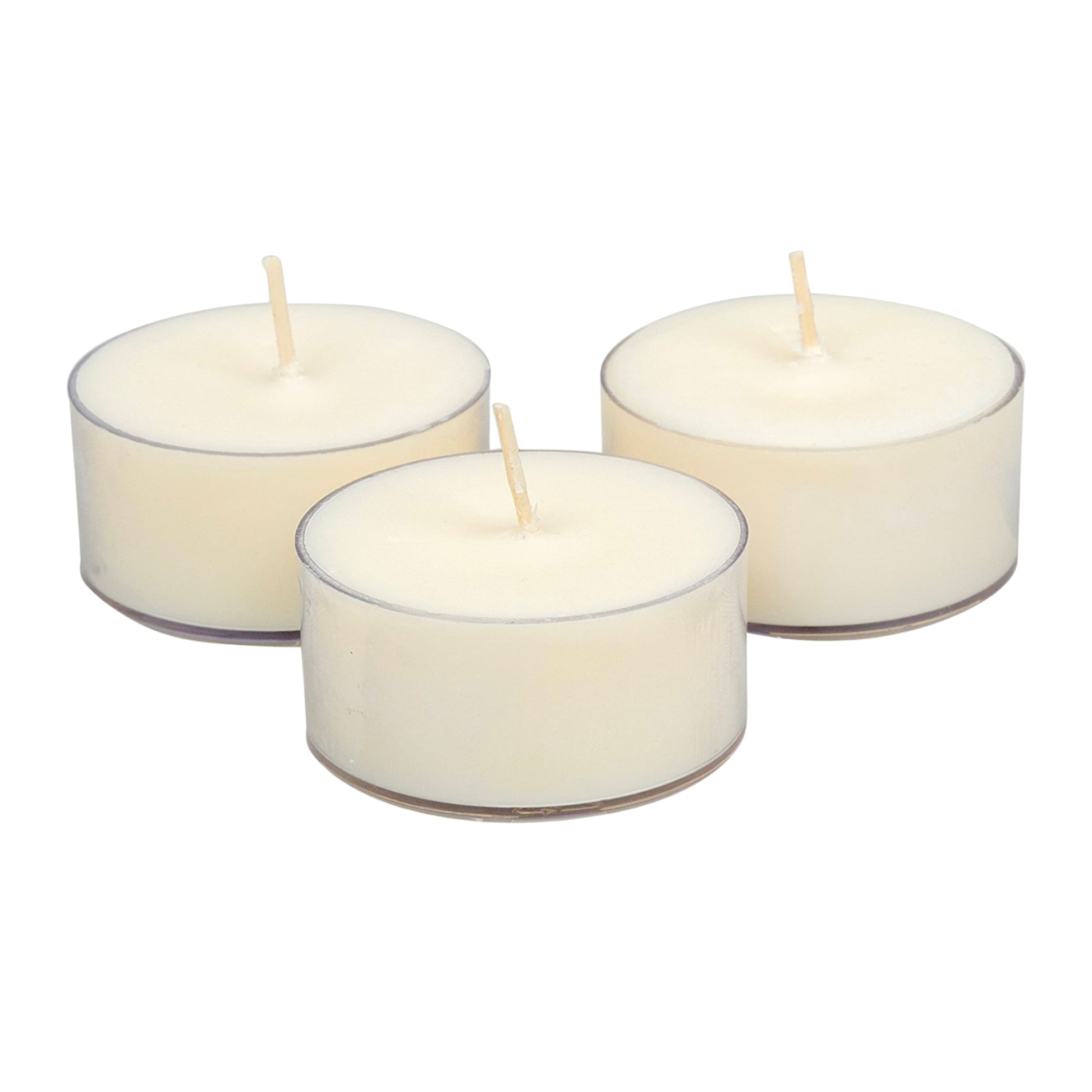 3 Shō-moon Natural white unscented Tealights Candle with clean burning and natural wax