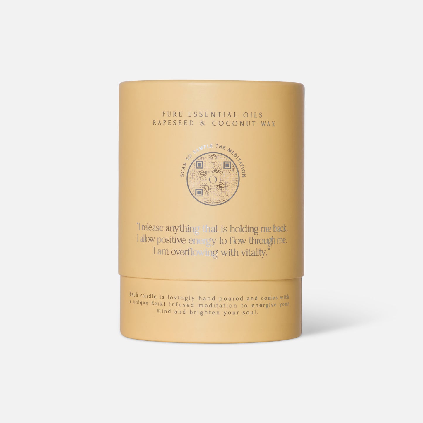 energising essential oils candle