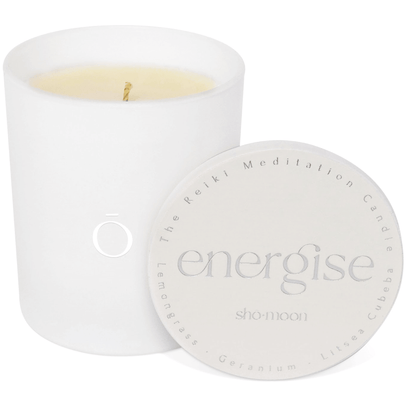 Shō-moon Energise Meditation Candle with pure essentials oils and clean burning and natural wax