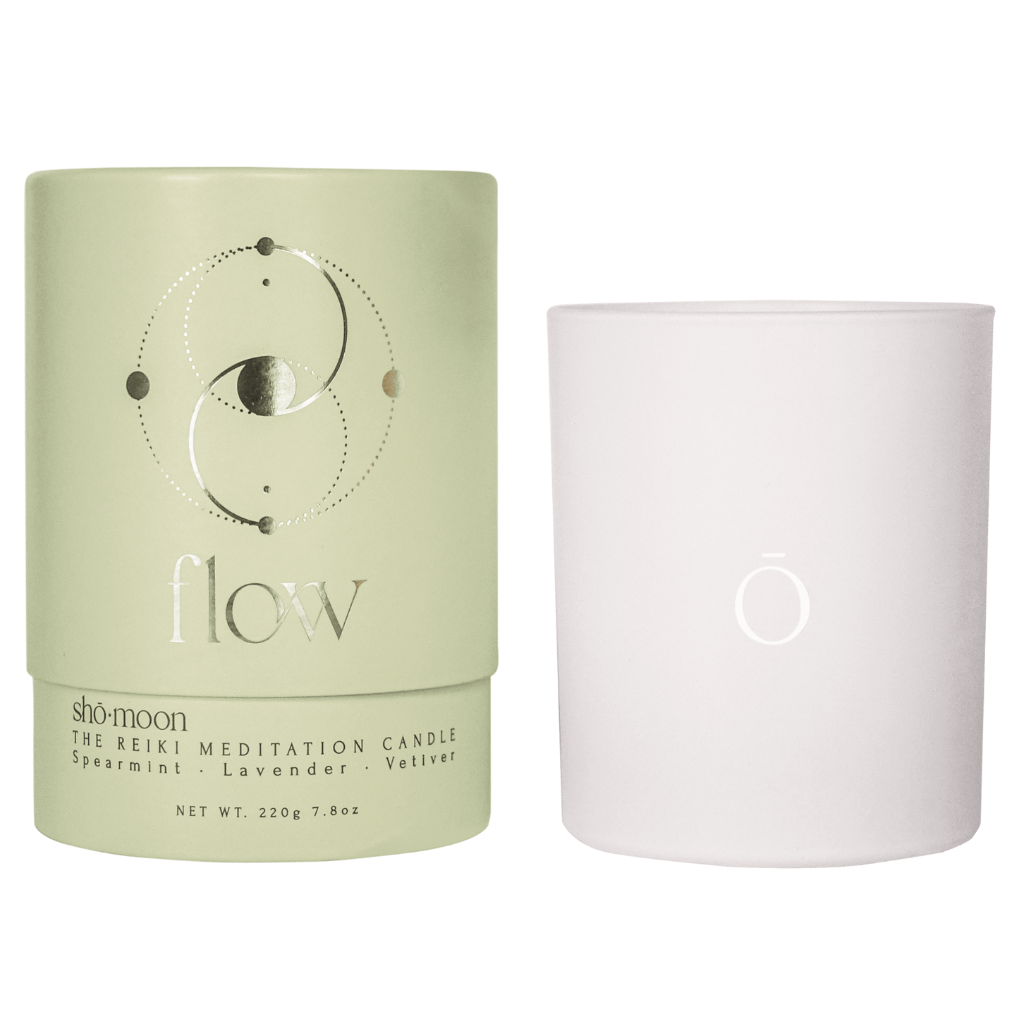 Shō-moon Flow Meditation Candle with pure essentials oils and clean burning and natural wax